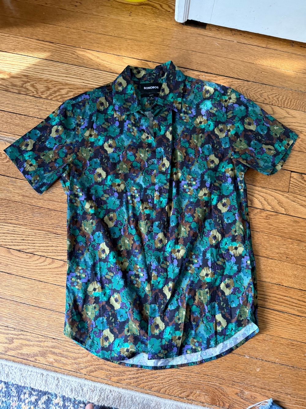 Bonobos Riviera Short Sleeve Button Down - Size Small